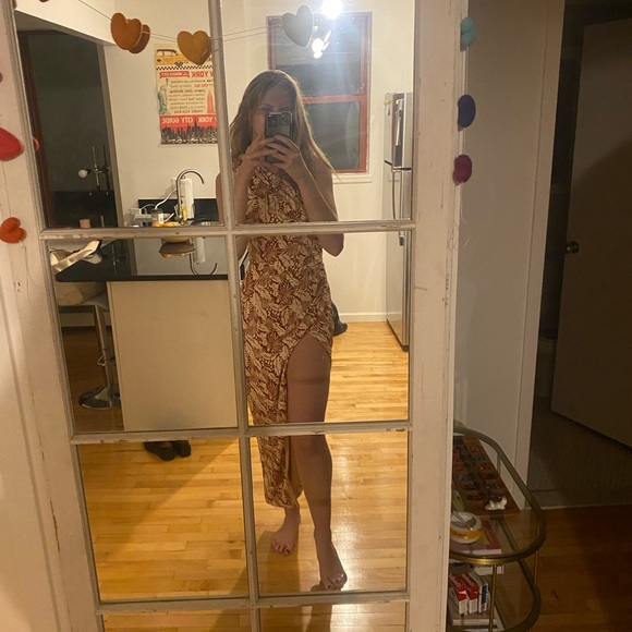 One shoulder midi dress- floral - Picture 5 of 5